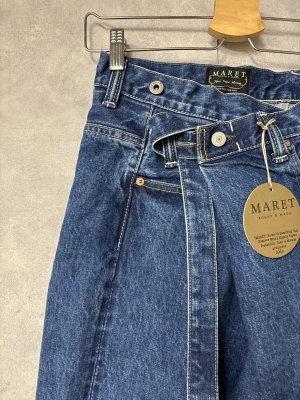 画像2: 2026春夏　MARET(マレ) 　　セルビッチデニムアタックパンツ　　14；ブルー (2)