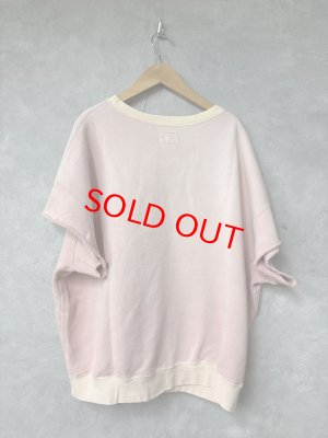 画像3: 2026春夏　MARET(マレ) 　　 カットオフビンテージスエットT　6；ピンク　 (3)