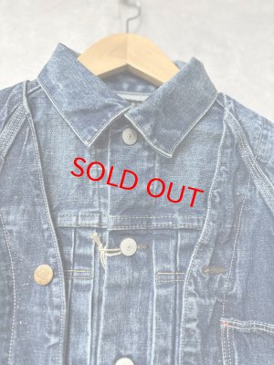 画像2: 2026春夏　MARET(マレ) 　　セルビッチデニムドッキングジャケット　14；ブルー (2)