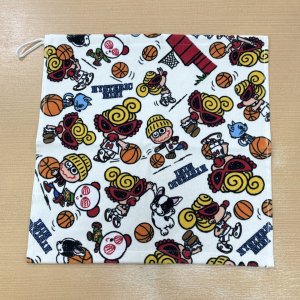 画像1: Hystericmini　 HYSTERIC MINI HOOPS ハンドタオル　　　04；ホワイト系 (1)