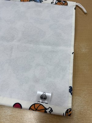 画像2: Hystericmini　 HYSTERIC MINI HOOPS ハンドタオル　　　04；ホワイト系 (2)