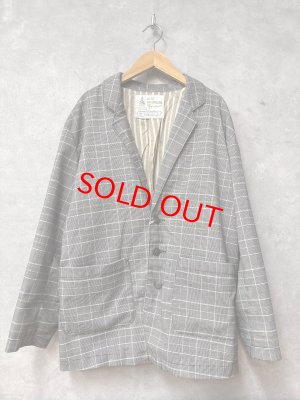 画像1: 2026春夏　GTH　　キラキラ　グレンチェック　ジャケット　　3；グレー (1)