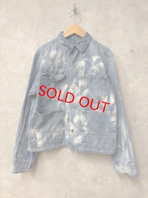 画像1: 2026春夏　GTH　ワークデニム カバーオール ジャーニー　14；ブルー　　 (1)