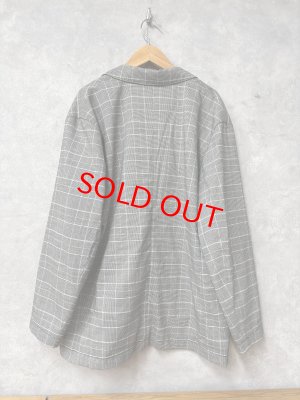 画像4: 2026春夏　GTH　　キラキラ　グレンチェック　ジャケット　　3；グレー (4)