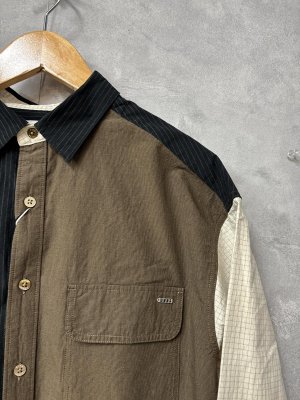 画像2: 2026春夏　FITH  　リップボイルワッシャーシャツ　　17；チャコール (2)