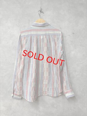 画像3: 2026春夏　FITH  　ニジュウオリ　ストライプ　ブラウス　　6；ピンク (3)