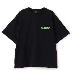 画像1: XLARGE KIDS　 スランテッドOGバックプリント半袖Tシャツ　　80；黒 (1)