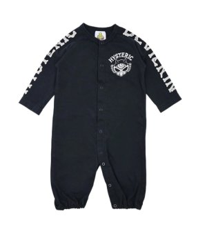 画像1: MY FIRST HYSTERIC　　DEVILKIN 羽付き 長袖2WAYALL　　10；ブラック　　サイズ；F(60-70cm) (1)