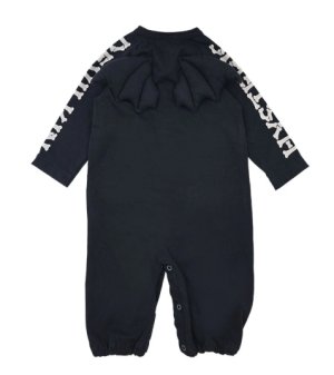 画像2: MY FIRST HYSTERIC　　DEVILKIN 羽付き 長袖2WAYALL　　10；ブラック　　サイズ；F(60-70cm) (2)