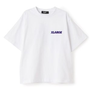 画像1: XLARGE KIDS　 スランテッドOGバックプリント半袖Tシャツ　　01；白 (1)