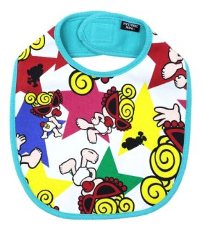 画像1: MY FIRST HYSTERIC  SUPER STAR WITH MINI総柄 スタイ　　99；ブルー系　サイズ；F (1)