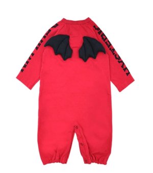 画像2: MY FIRST HYSTERIC　　DEVILKIN 羽付き 長袖2WAYALL　　20；レッド　　サイズ；F(60-70cm) (2)