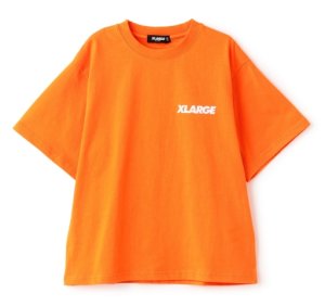 画像1: XLARGE KIDS　 スランテッドOGバックプリント半袖Tシャツ　　20；オレンジ (1)