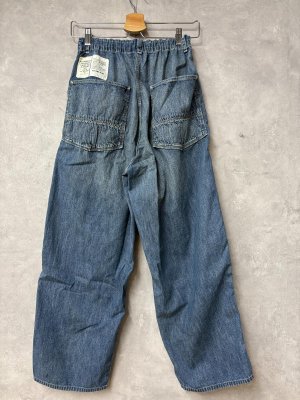 画像3: 2026春夏 　DENIMDUNGAREE　　8OZデニム リメイクPN　　14；ブルー (3)