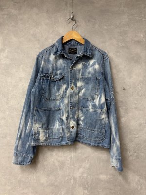 画像1: 2026春夏　GTH　ワークデニム カバーオール ジャーニー　44；ライトブルー (1)