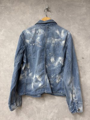 画像3: 2026春夏　GTH　ワークデニム カバーオール ジャーニー　44；ライトブルー (3)