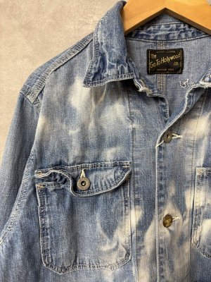 画像2: 2026春夏　GTH　ワークデニム カバーオール ジャーニー　44；ライトブルー (2)