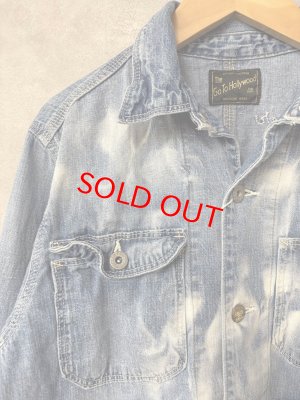 画像2: 2026春夏　GTH　ワークデニム カバーオール ジャーニー　44；ライトブルー (2)