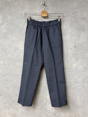 画像1: 2026春夏　FITH  　バックラッシュリネン　サブリナパンツ　　4；紺 (1)