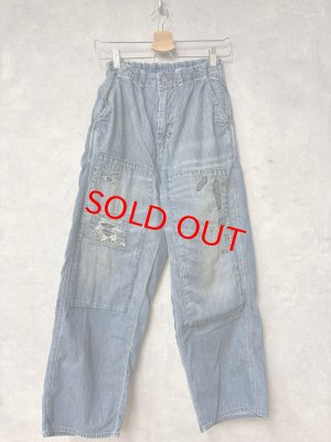 画像1: 2026春夏 　DENIMDUNGAREE　　8OZデニム リメイクPN　　14；ブルー (1)
