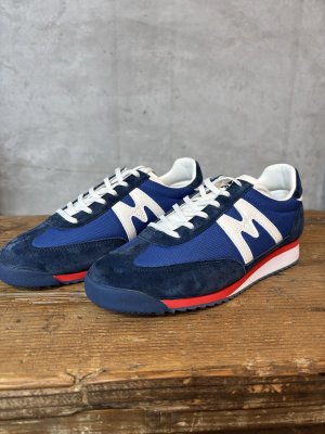 画像1: KARHU カルフ スニーカー  Karhu Mestari メスタリ　140cf 　KH805　　002 CL.BL/WHITE (1)