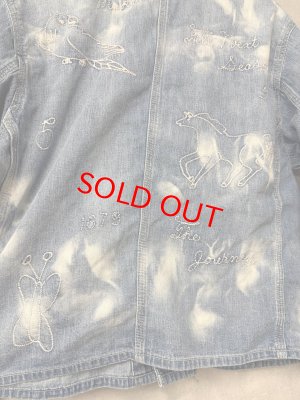 画像4: 2026春夏　GTH　ワークデニム カバーオール ジャーニー　44；ライトブルー (4)