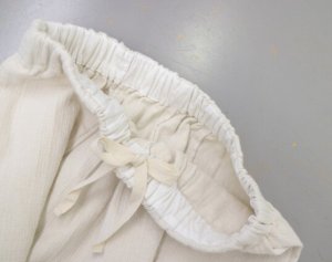 画像2: YARRA 　甘撚りツイルパネルラインパンツ　　55；ネイビー　　FREE (2)