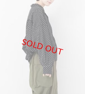 画像5: Veritecoeur   ドットギャザーブラウス　　SUMIKURO　サイズ；F (5)