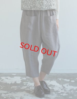 画像1: YARRA 　フロントポケット８分丈パンツ　　80；グレー　FREE (1)