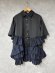 画像1: ??nunuforme 　 ボリュームフリルシャツ　　BLACK (1)
