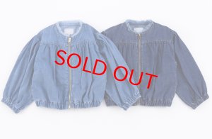 画像1: OCEAN&GROUND 　Jr.ノ-カラーフリルデニムJKT (1)