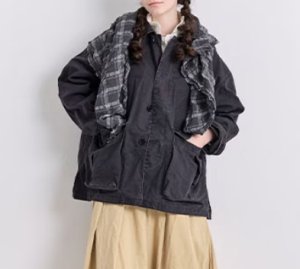画像3: Veritecoeur     ワークジャケット　サイズ；F (3)