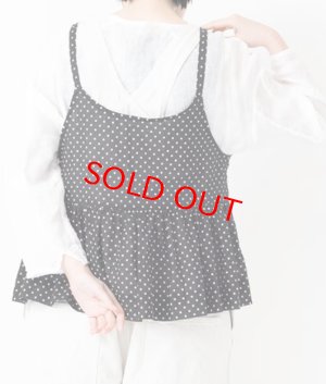 画像3: Veritecoeur     ドット2WAYキャミソール　　SUMIKURO　サイズ；F (3)