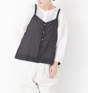 画像2: Veritecoeur     ドット2WAYキャミソール　　SUMIKURO　サイズ；F (2)