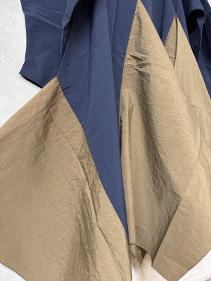 画像2: ??nunuforme 　 フリルエッジワンピース     　NAVY　 (2)