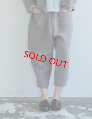 画像3: YARRA 　フロントポケット８分丈パンツ　　80；グレー　FREE (3)