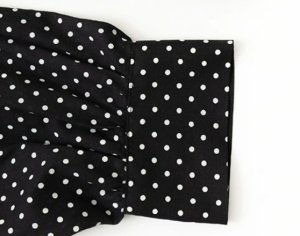 画像3: Veritecoeur   ドットギャザーブラウス　　SUMIKURO　サイズ；F (3)