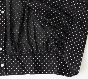 画像4: Veritecoeur   ドットギャザーブラウス　　SUMIKURO　サイズ；F (4)