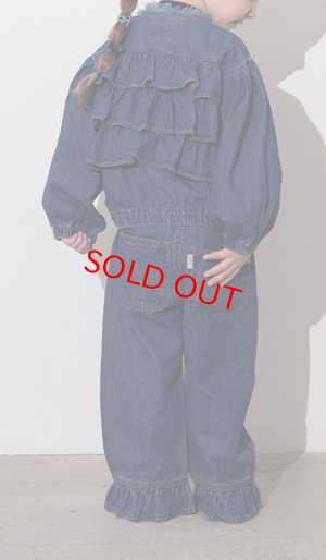画像3: OCEAN&GROUND 　Jr.ノ-カラーフリルデニムJKT (3)