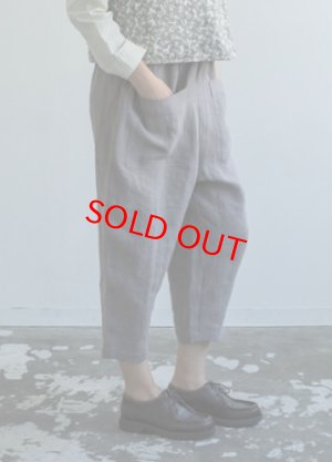 画像2: YARRA 　フロントポケット８分丈パンツ　　80；グレー　FREE (2)