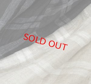 画像5: Veritecoeur       　リネンチェックヨークシャツ　　サイズ；F (5)