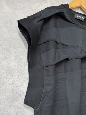 画像2: gomme 　ルーズパネルＴ　3；黒　サイズ；M (2)