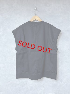 画像3: ヴァンブラン vent blanc　　幾何学JQ*ブロードコンビベスト　　BLACK　サイズ；F　 (3)