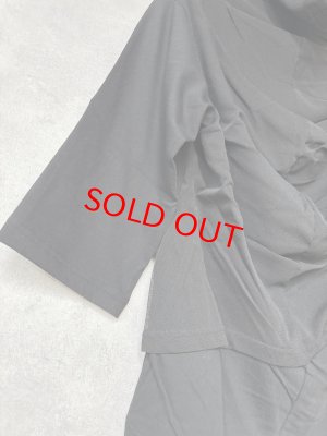 画像2: gomme 　ハイネックチュールＴ 　3；黒　サイズ；M (2)