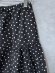 画像3: ヴァンブラン vent blanc　　40/1ランダムドットpt ギャザースカート　　BLACK　　サイズ；F　 (3)