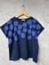 画像1: NATURAL LAUNDRY  　空紡天竺リンゴpt ドルマンT　　480；ネイビー　サイズ2 (1)