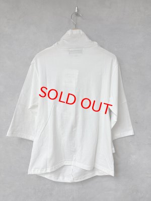 画像3: gomme 　ハイネックチュールＴ 　1；白　サイズ；M (3)