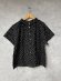 画像1: ヴァンブラン vent blanc　　40/1ランダムドットpt 2WAY シャツ　　BLACK　　サイズ；F　 (1)
