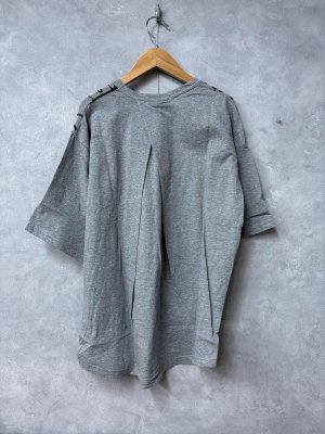 画像3: gomme 　バックタックＴ 　2；グレー　サイズ；M (3)