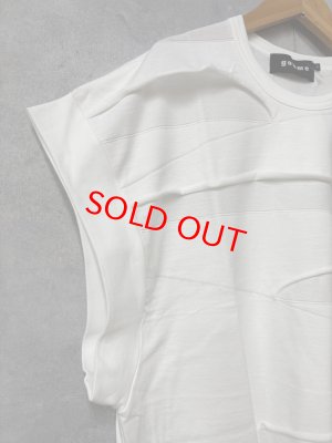 画像2: gomme 　ルーズパネルＴ　1；白　　サイズ；M (2)